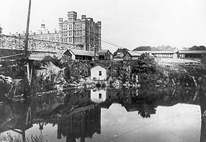 Central Prison - circa 1900 NC Division of Archives and History. Image courtesy State Archives of NC,  copy courtesy of the Department of Public Safety