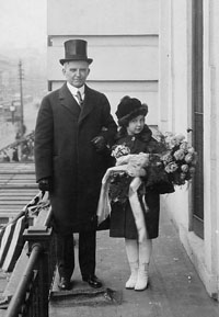 Governor Cameron Morrison and his daughter. Image from the North Carolina Museum of History.