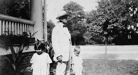 Miles O. Sherrill and children