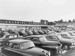 Cameron Village, 1950. Photograph courtesy of York Properties, Inc., Raleigh.