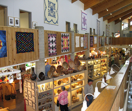 Inside the Folk Art Center. Image courtesy of Flickr user Lal Beral. 