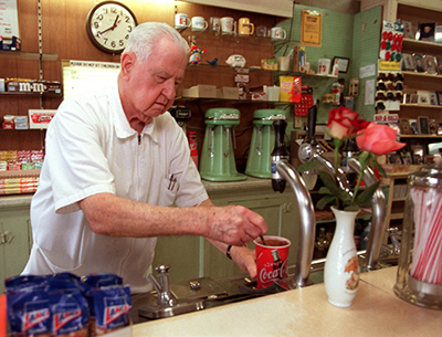 John Mcdonald. Photo by Chris Seward, 1999. To request permission for further use or to purchase a print, please contact the News & Observer.