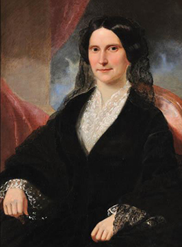 Portrait of Susannah Sarah Washington Graham, wife of governor William Alexander Graham, by William Garl Browne, 1855. Image from the North Carolina Museum of History.