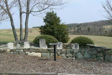 Andrew Balfour Family Cemetary courtesy of the Randolph County Historic Commission. 