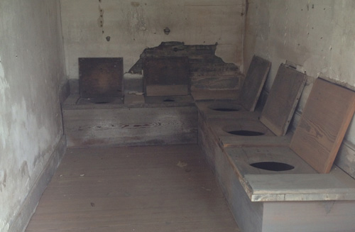 Privies at the Bellamy Mansion, Wilmington, NC. 