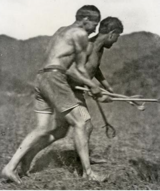 Cherokee stickball. Image courtesy of the University of Pennsylvania Museum of Archaeology and Anthropology. 